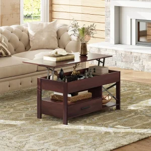 Coffee Table with Hidden Compartment Storage