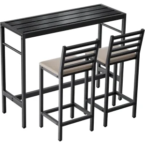 Outdoor Patio Bar Set 3 Piece