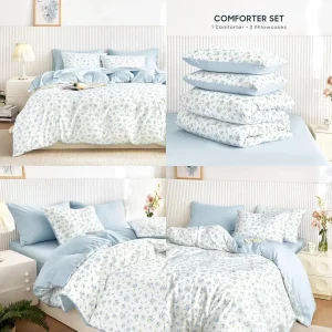 Shabby Chic Floral Bedding Set